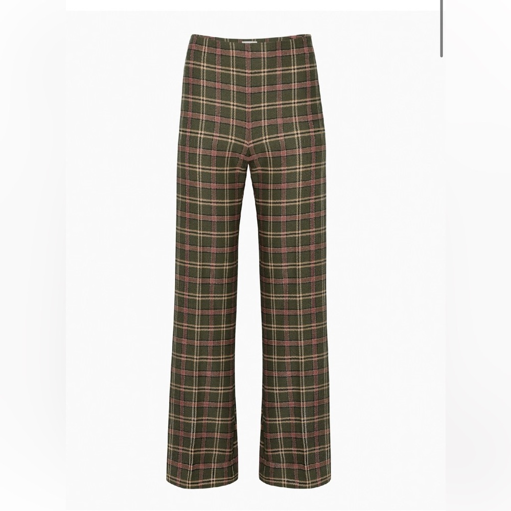 Wilfred Fountain Pant - Green & Pink High-waisted wide-leg pants